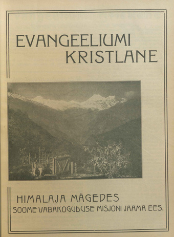 Evangeeliumi Kristlane : Tallinna Immaanueli Evangeeliumi Kristlaste vabausuühingu häälekandja ; 9 1935-10-01