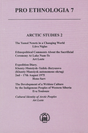 Arctic studies. 2
