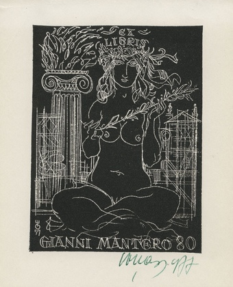 Ex libris Gianni Mantero 80 