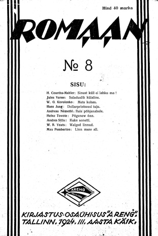 Romaan ; 8 1924