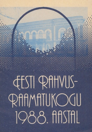 Eesti Rahvusraamatukogu 1988. aastal 