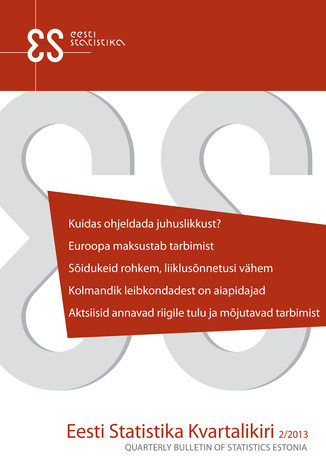 Eesti Statistika Kvartalikiri ; 2 2013
