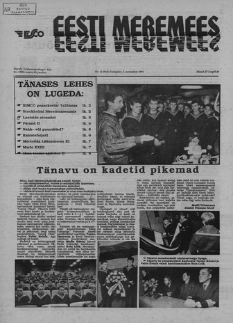Eesti Meremees ; 13 1991
