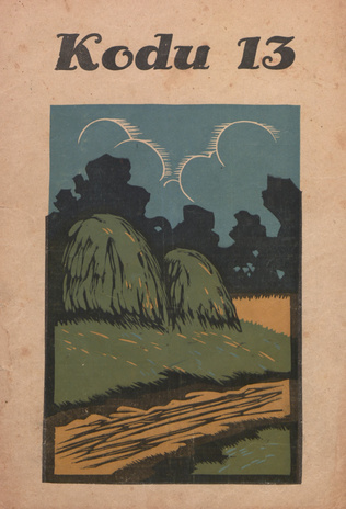 Kodu : perekondlik kirjanduse, teaduse ja kunsti ajakiri ; 13 1933-07
