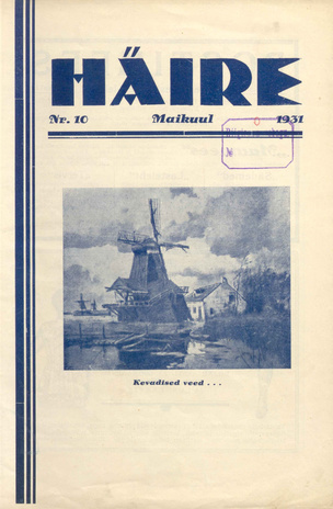 Häire : Tapa Garnisoni ajakiri ; 10 1931-05
