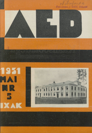 Aed : aianduse ajakiri ; 5 1931-05