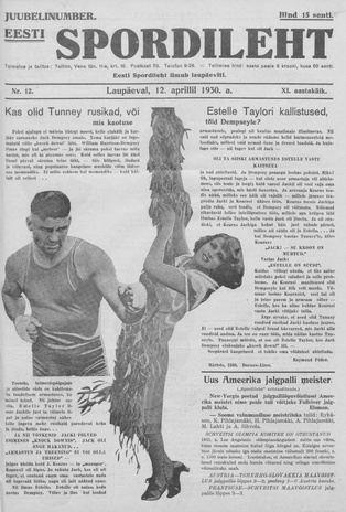 Eesti Spordileht ; 12 1930-04-12
