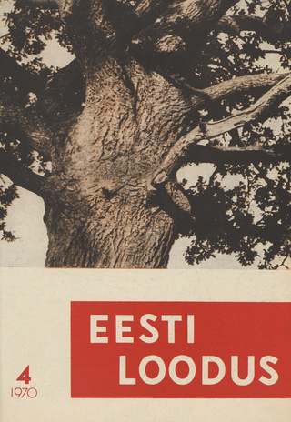 Eesti Loodus ; 4 1970-04