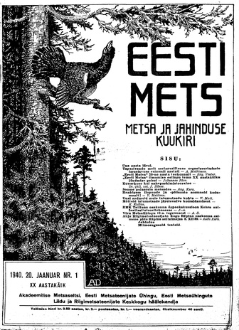 Eesti Mets ; 1 1940