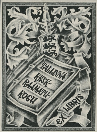Tallinna Keskraamatukogu ex libris 