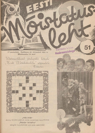 Eesti Mõistatusleht ; 51 1935-12-23