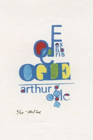 Ex libris Arthur Ogle 