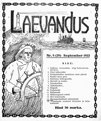 Laevandus ; 9 (29) 1922-09