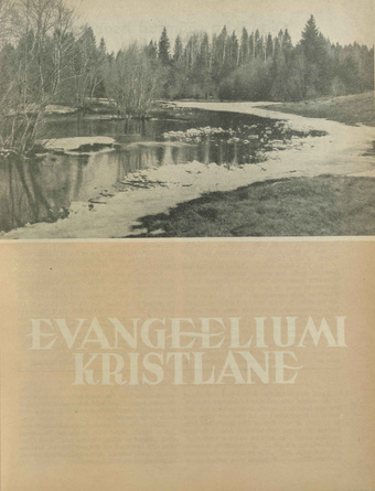 Evangeeliumi Kristlane : Tallinna Immaanueli Evangeeliumi Kristlaste vabausuühingu häälekandja ; 4 1940-03-29
