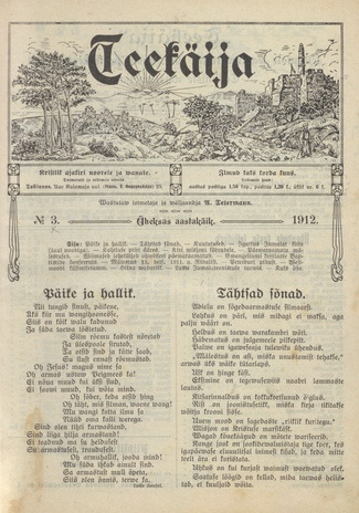 Teekäija : Eesti Baptisti Koguduse Ühenduse häälekandja ; 3 1912