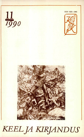 Keel ja Kirjandus ; 11 1990