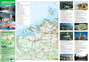 Landkreis Harju : Umgebung von Tallinn : Touristenkarte 