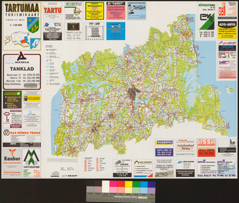Tartumaa : turismikaart = tourist map 