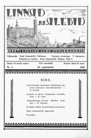 Linnad ja Alevid ; 4 1935-09-25