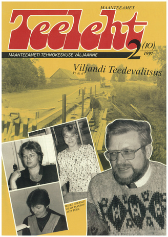 Teeleht : Maanteeameti tehnokeskuse väljaanne ; 2 (10) 1997-04