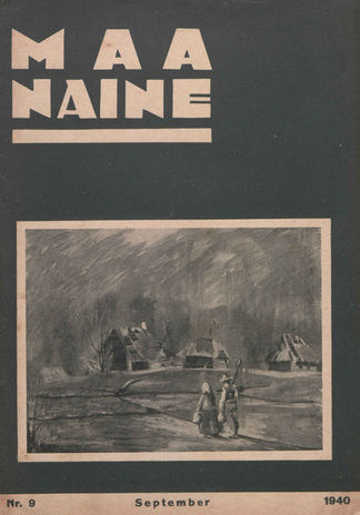 Maanaine : kodumajanduse ja kodukultuuri ajakiri ; 9 1940-09