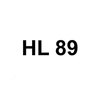 HL 89 : Eesti Muusikafondi heliarhiiv