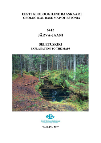 Eesti geoloogiline baaskaart. 6413, Järva-Jaani : seletuskiri = explanation to the map