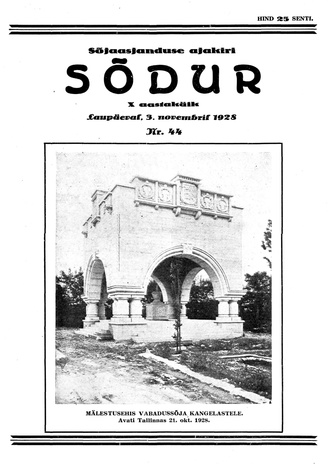 Sõdur ; 44 1928