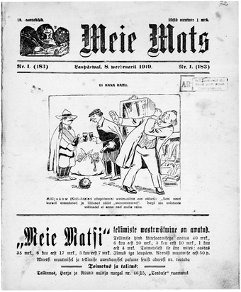 Meie Mats ; 1 1919