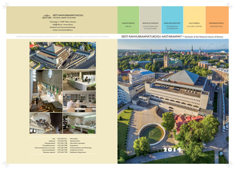 Eesti Rahvusraamatukogu aastaraamat 2014 = National Library of Estonia yearbook 2014