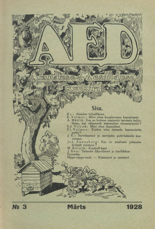 Aed : aianduse ajakiri ; 3 1928-03