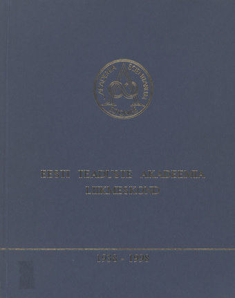 Eesti Teaduste Akadeemia liikmeskond ; 1938-1998