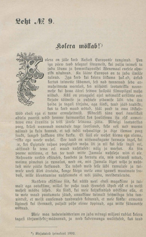 Karskuse Seltsi Leht ; 9 1892