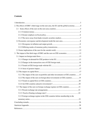 Assessment of the Euro's implications for European economic development (Eesti Panga toimetised / Working Papers of Eesti Pank ; 2)