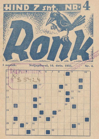 Ronk : [ajakiri] ; 4 1933-12-14