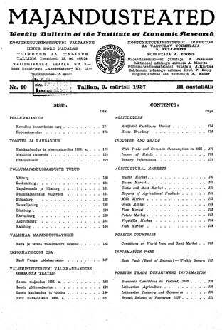 Majandusteated ; 10 1937-03-09