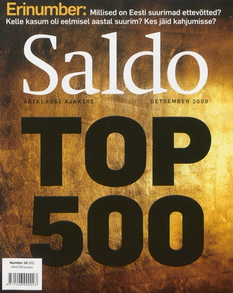 Saldo : äriklassi ajakiri ; 10 (85) 2009-12