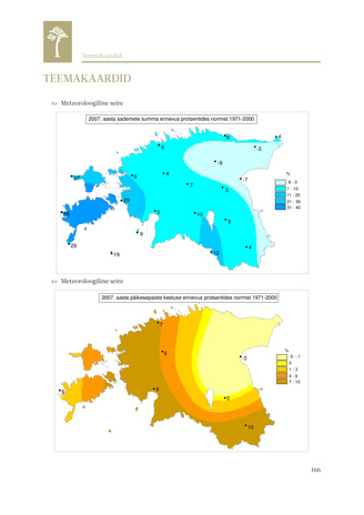 Keskkonnaseire teemakaardid : kaardid trükistest 2007