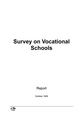 Survey on vocational schools: report
