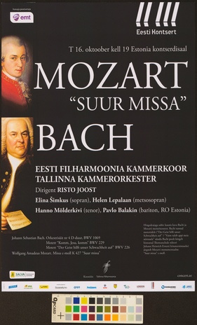 Mozart, Bach 