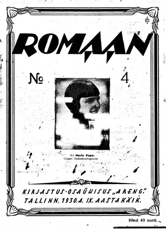 Romaan ; 4 (190) 1930-02