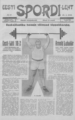Eesti Spordileht ; 13 1932-04-19