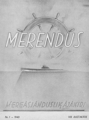 Merendus : mereasjanduslik ajakiri ; 1 1940