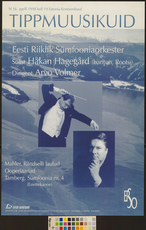 Tippmuusikuid : Eesti Riiklik Sümfooniaorkester, Håkan Hagegård, Arvo Volmer 
