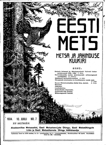 Eesti Mets ; 7 1934