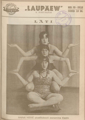 Laupäev : nädala pildileht ; 18 1925