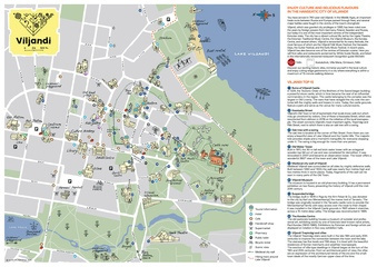 Viljandi city map 