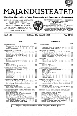 Majandusteated ; 24-25 1935-06-18