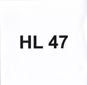 HL 47 : Eesti Muusikafondi heliarhiiv