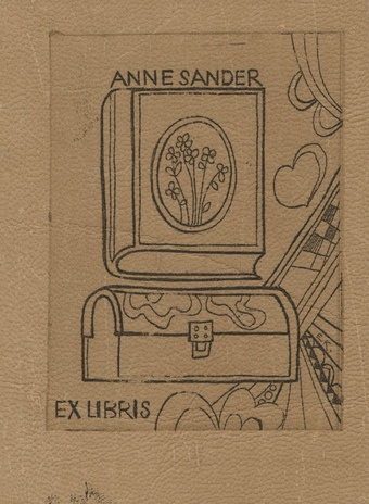 Anne Sander ex libris 